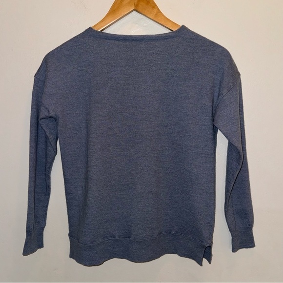 J. Crew Merino Wool Sweater with Zipper Shoulders Women’s Size Small - Picture 10 of 11